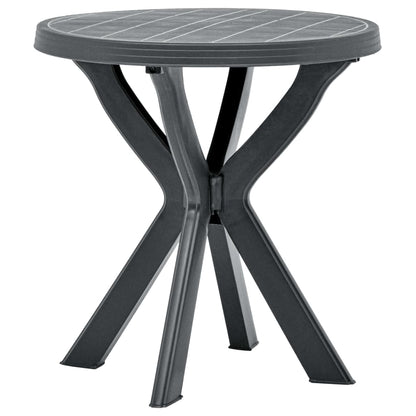 Bistrobord antrasitt Ø70 cm plast