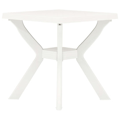 Bistrobord hvit 70x70x72 cm plast