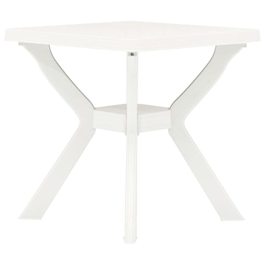 Bistrobord hvit 70x70x72 cm plast