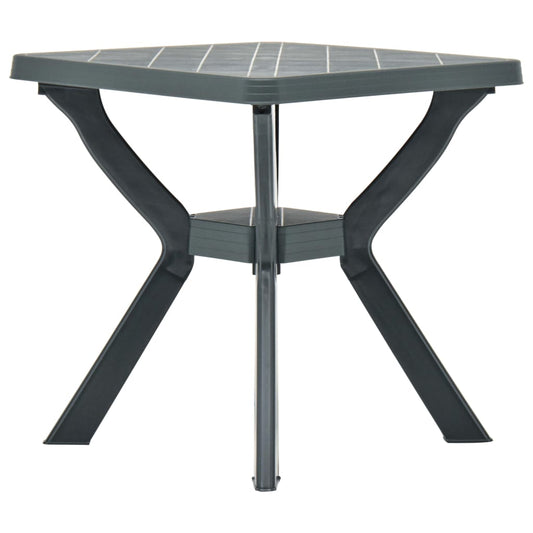 Bistrobord grønn 70x70x72 cm plast