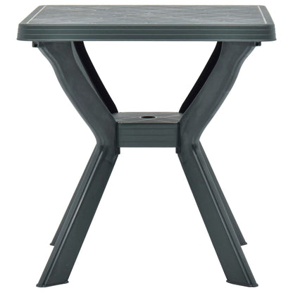 Bistrobord grønn 70x70x72 cm plast