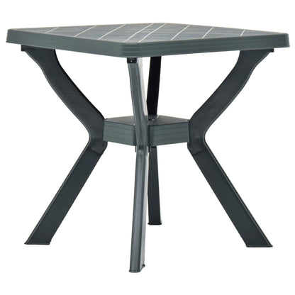 Bistrobord grønn 70x70x72 cm plast