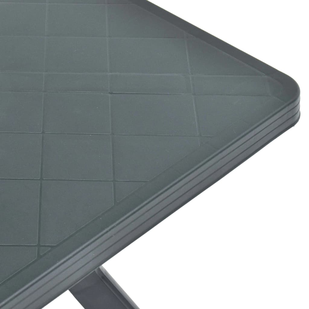 Bistrobord grønn 70x70x72 cm plast