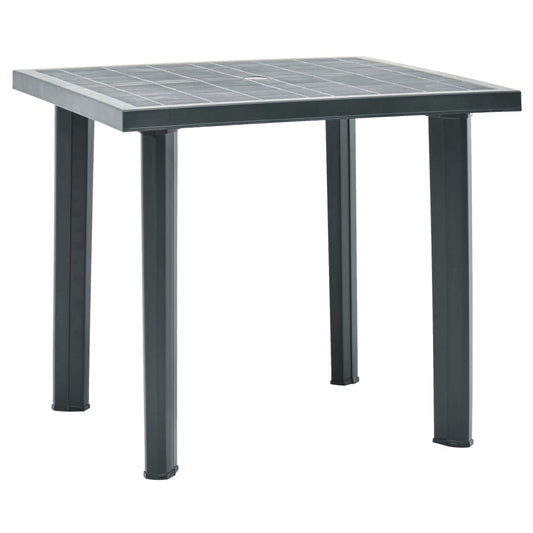 Hagebord grønn 80x75x72 cm plast
