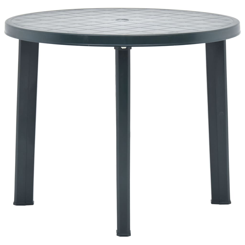 Hagebord grønn 89 cm plast