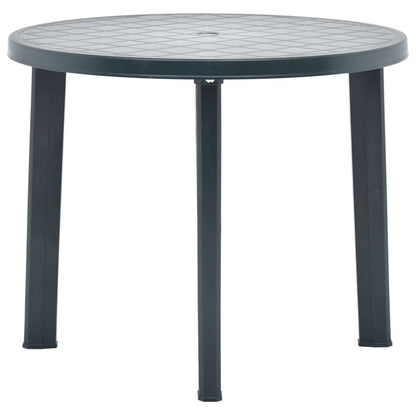 Hagebord grønn 89 cm plast