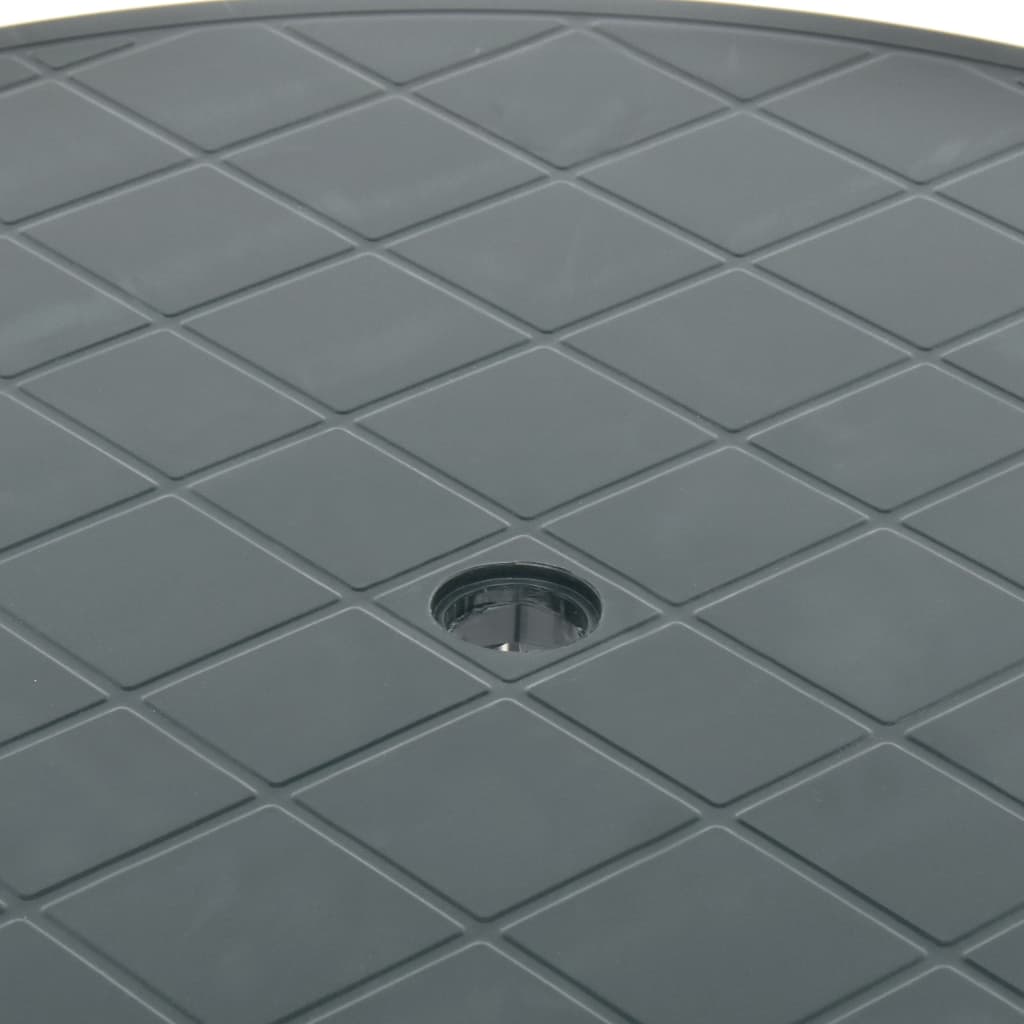 Hagebord grønn 89 cm plast
