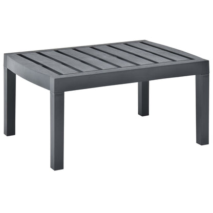 Hagebord antrasitt 78x55x38 cm plast
