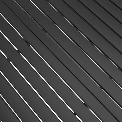 Hagebord antrasitt 140x80x72 cm stål