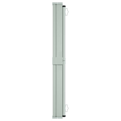 Uttrekkbar sidemarkise 140x600 cm kremhvit
