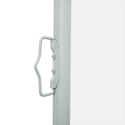 Uttrekkbar sidemarkise 140x600 cm kremhvit