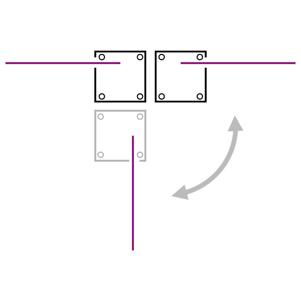 Uttrekkbar sidemarkise 170x1200 cm kremhvit