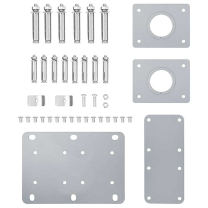 Uttrekkbar sidemarkise 170x1200 cm kremhvit