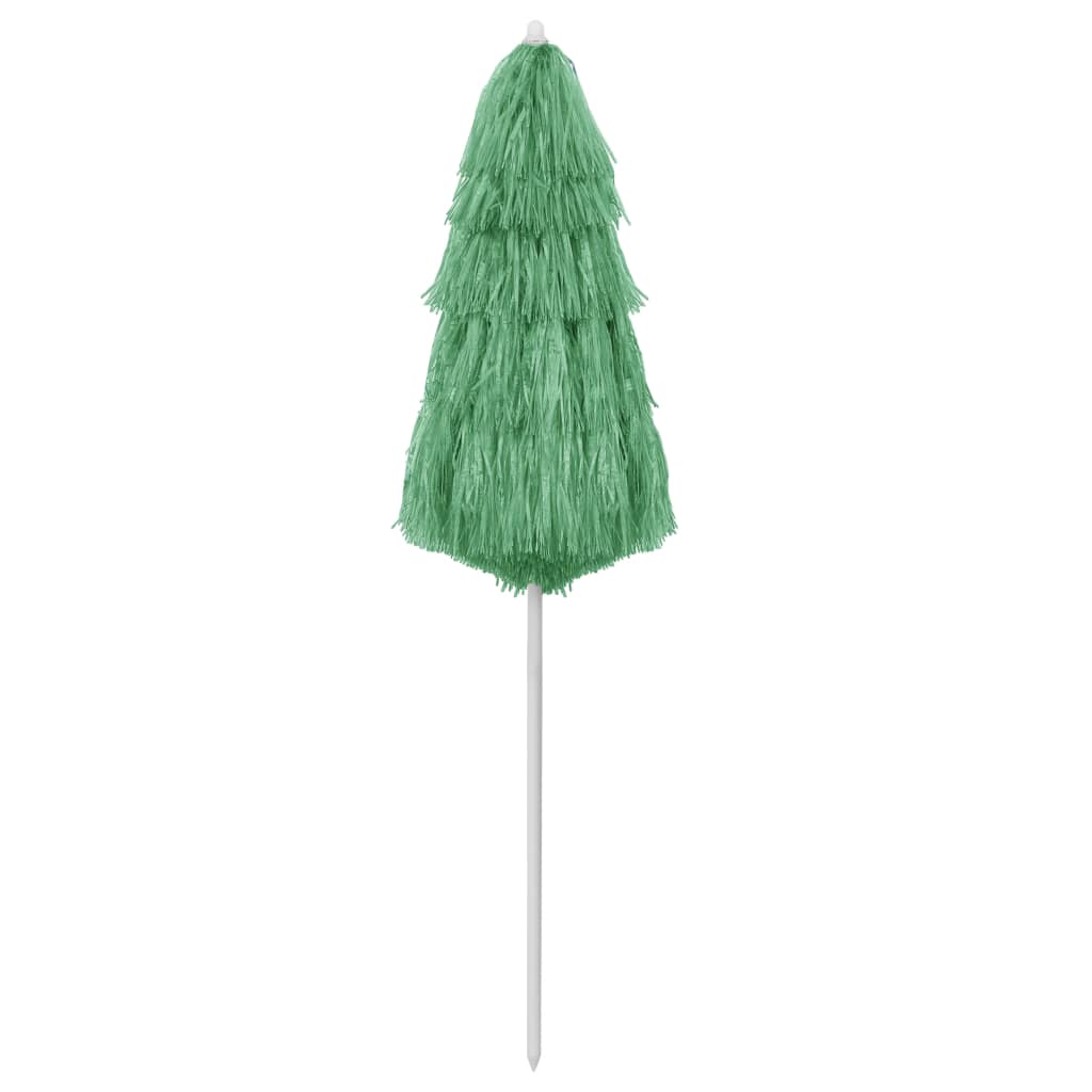 Strandparasoll Hawaii grønn 180 cm
