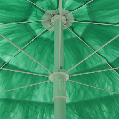 Strandparasoll Hawaii grønn 180 cm
