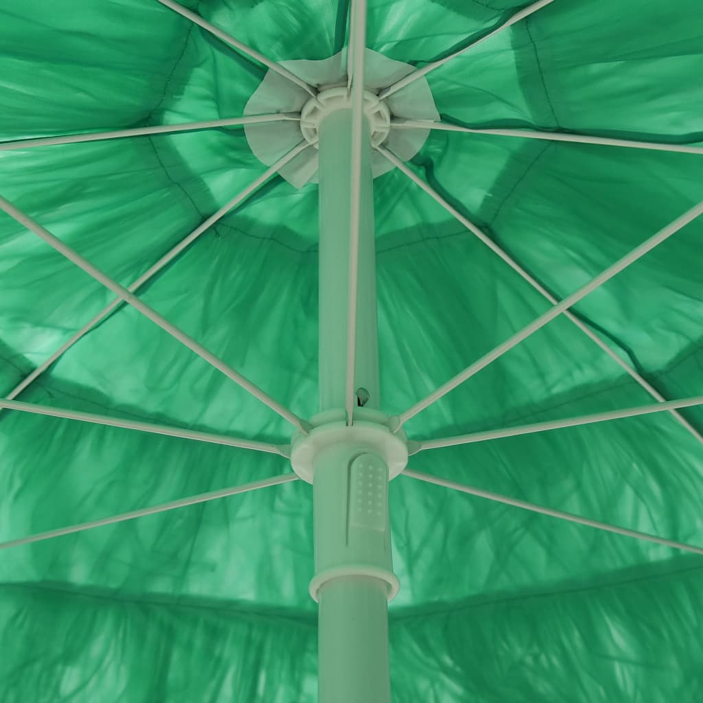 Strandparasoll Hawaii grønn 300 cm