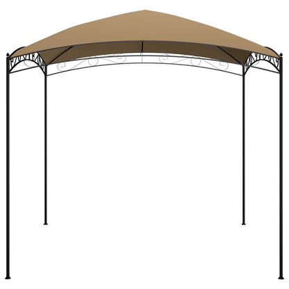 Paviljong 3x3x2,65 m gråbrun 180 g/m²
