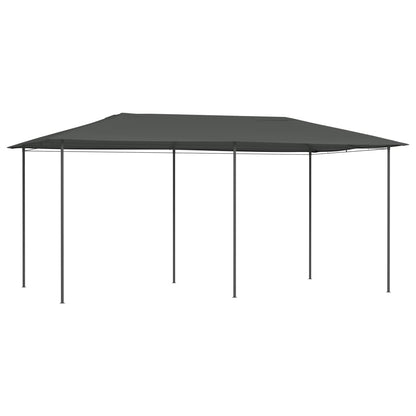 Paviljong 2,98x5,3x2,59 m antrasitt 160 g/m²