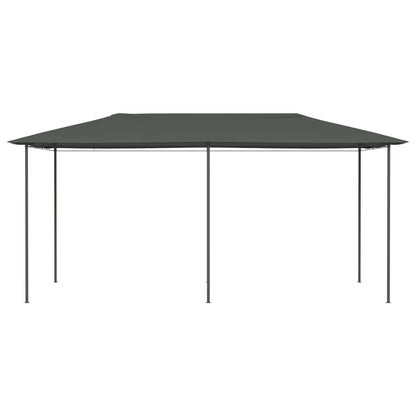 Paviljong 2,98x5,3x2,59 m antrasitt 160 g/m²