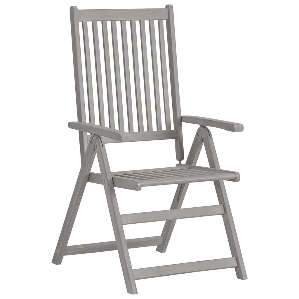 Hagestoler 2 stk med puter heltre akasie