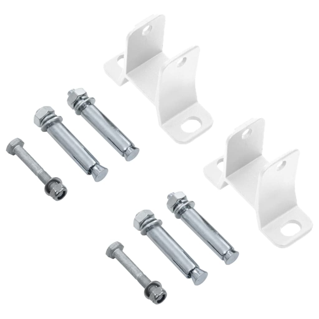 Manuell uttrekkbar markise med LED 450x300 cm antrasitt
