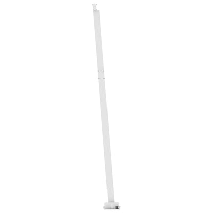 Frittstående automatisk markise 500x350cm blå og hvit