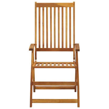 Sammenleggbare hagestoler 8 stk heltre akasie