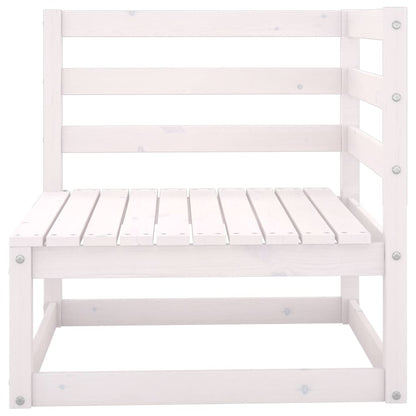 2-seters hagesofa hvit heltre furu