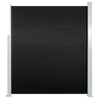 Uttrekkbar sidemarkise 160x300 cm svart