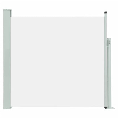 Uttrekkbar sidemarkise 170x300 cm kremhvit