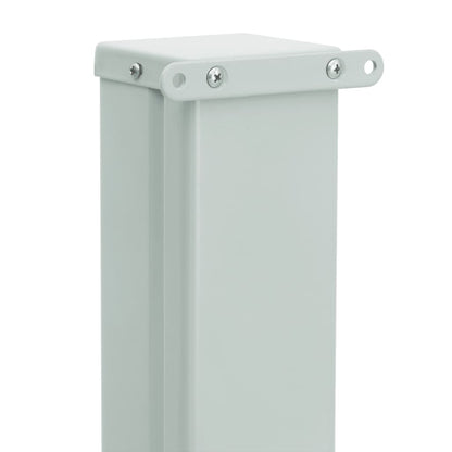 Uttrekkbar sidemarkise 170x300 cm kremhvit