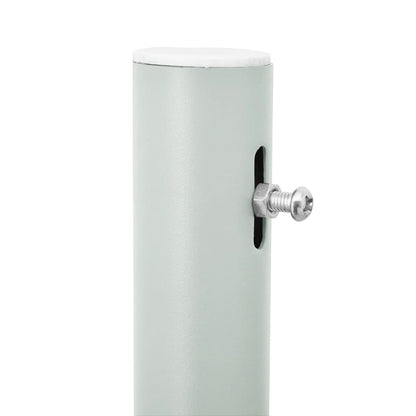 Uttrekkbar sidemarkise 140x500 cm rød