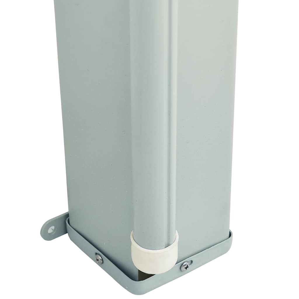 Uttrekkbar sidemarkise 140x600 cm brun