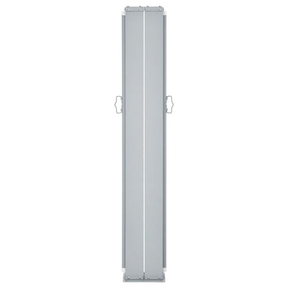 Uttrekkbar sidemarkise 140x600 cm rød