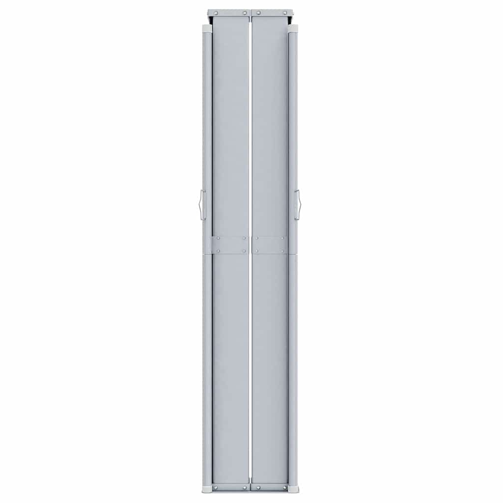 Uttrekkbar sidemarkise 200x600 cm blå