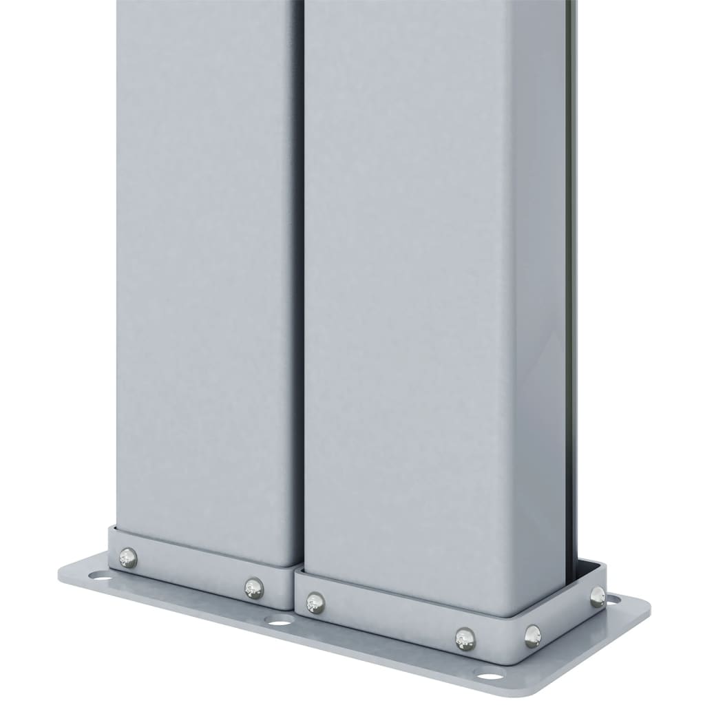 Uttrekkbar sidemarkise 160x1000 cm svart