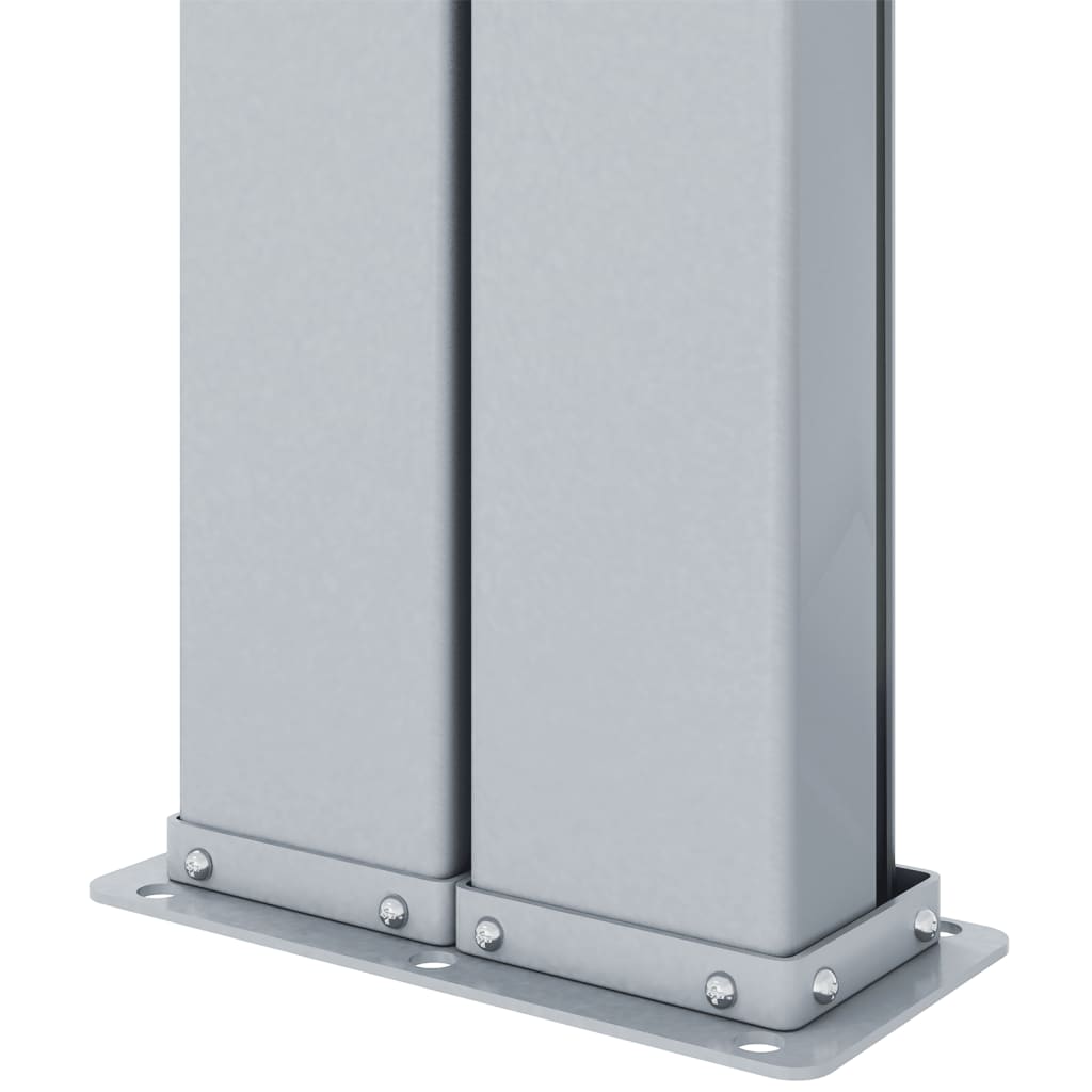 Uttrekkbar sidemarkise 200x1200 cm antrasitt