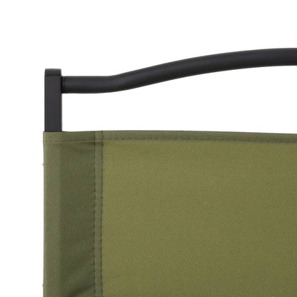 Campingstoler 2 stk grønn 54x55x78 cm oxfordstoff
