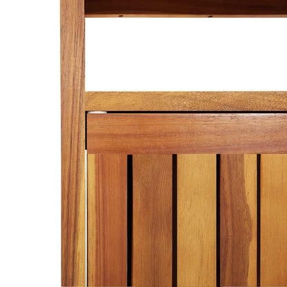 Hagekonsollbord 110x35x75 cm heltre akasie
