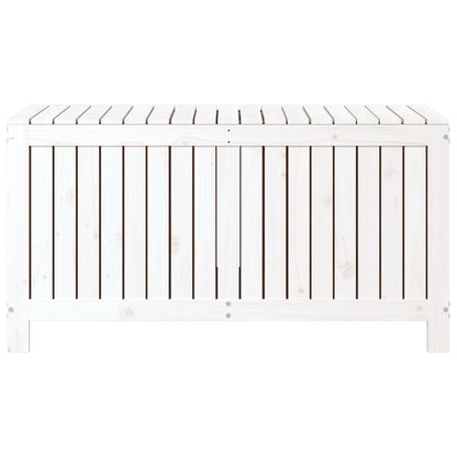 Putekasse hvid 121x55x64 cm heltre furu