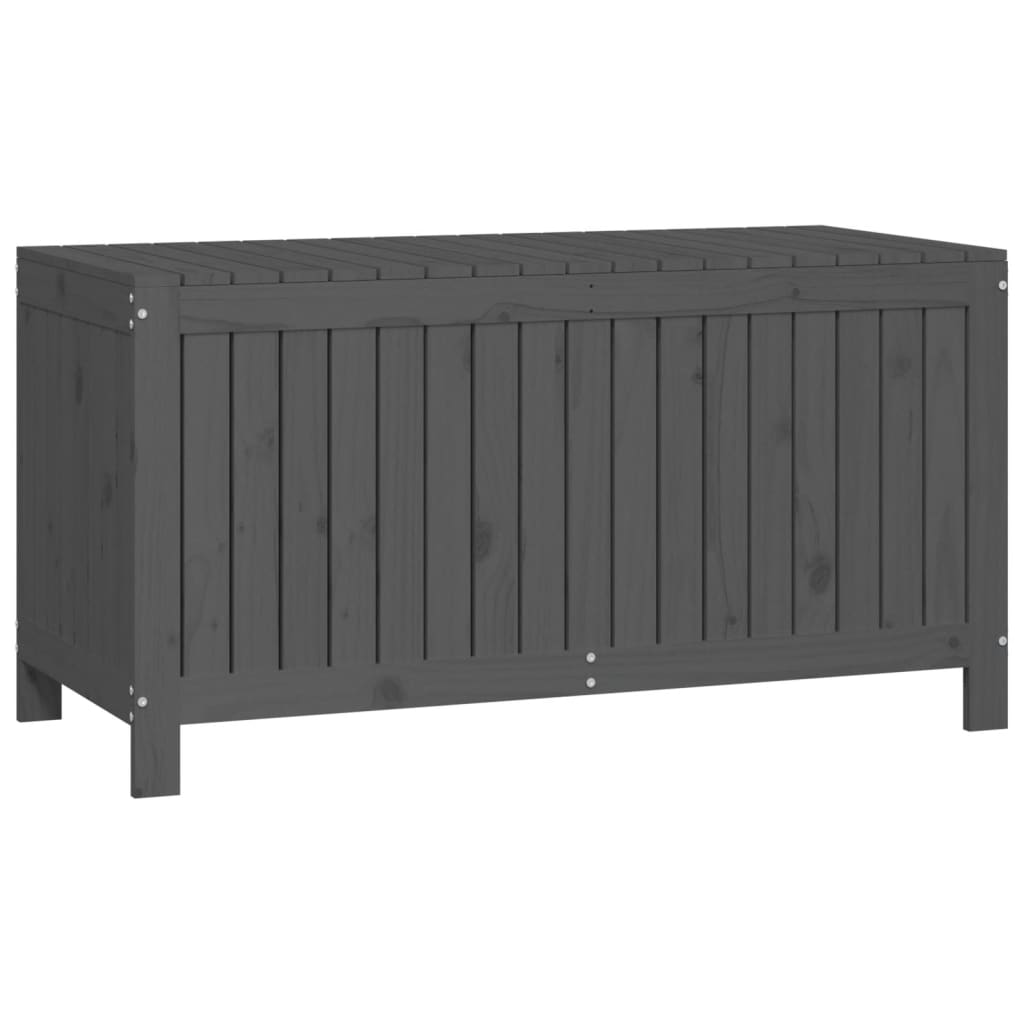 Putekasse grå 121x55x64 cm heltre furu