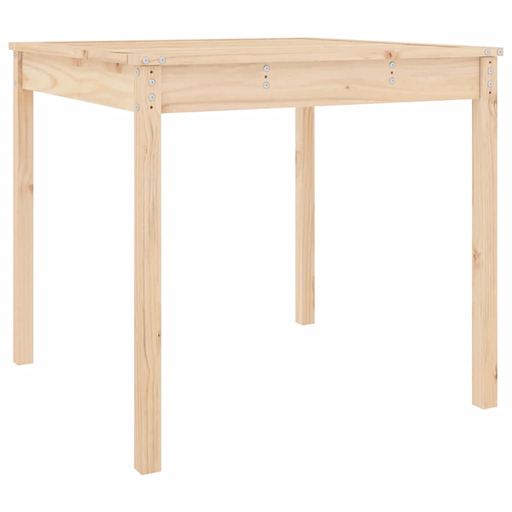 Hagebord 82,5x82,5x76 cm heltre furu