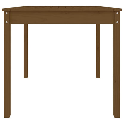 Hagebord honningbrun 82,5x82,5x76 cm heltre furu