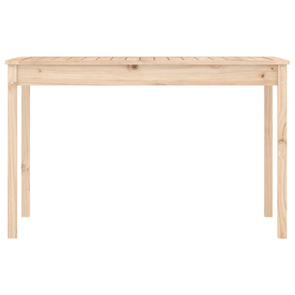 Hagebord 121x82,5x76 cm heltre furu
