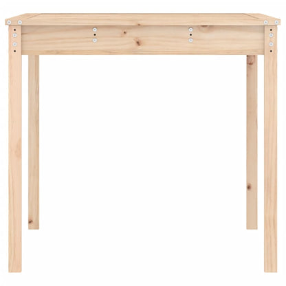 Hagebord 121x82,5x76 cm heltre furu
