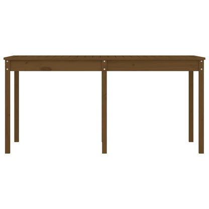 Hagebord honningbrun 159,5x82,5x76 cm heltre furu