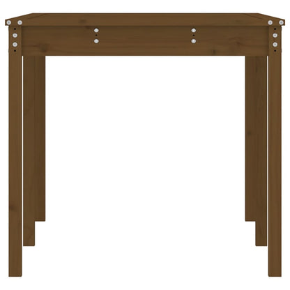 Hagebord honningbrun 159,5x82,5x76 cm heltre furu