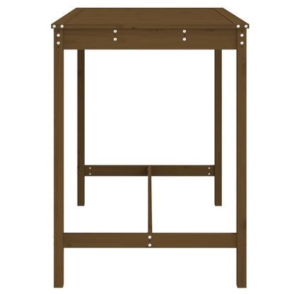 Hagebord honningbrun 121x82,5x110 cm heltre furu