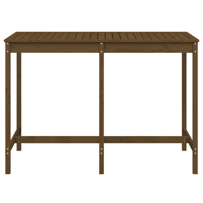 Hagebord honningbrun 159,5x82,5x110 cm heltre furu