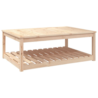 Hagebord 121x82,5x45 cm heltre furu